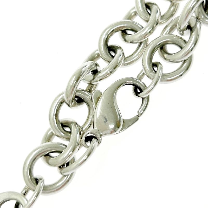 Tiffany & Co Tiffany & Co Silver Heart Tag Bracelet 33.7g 925 Engraved 408057