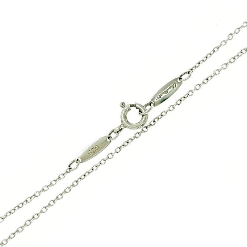 Tiffany & Co Silver Eternal Circle Necklace 4.0g 925 Engraved 479479 Necklace