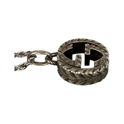 Gucci Necklace Interlocking G Silver 925 Chain Non-Genuine Product