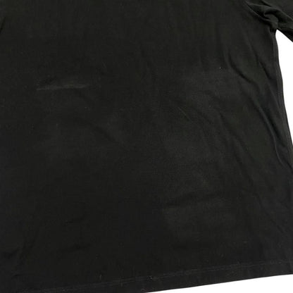 Hermes Short Sleeve T-Shirt H Logo Embroidery Pocket XL Size Cotton Black Hermes