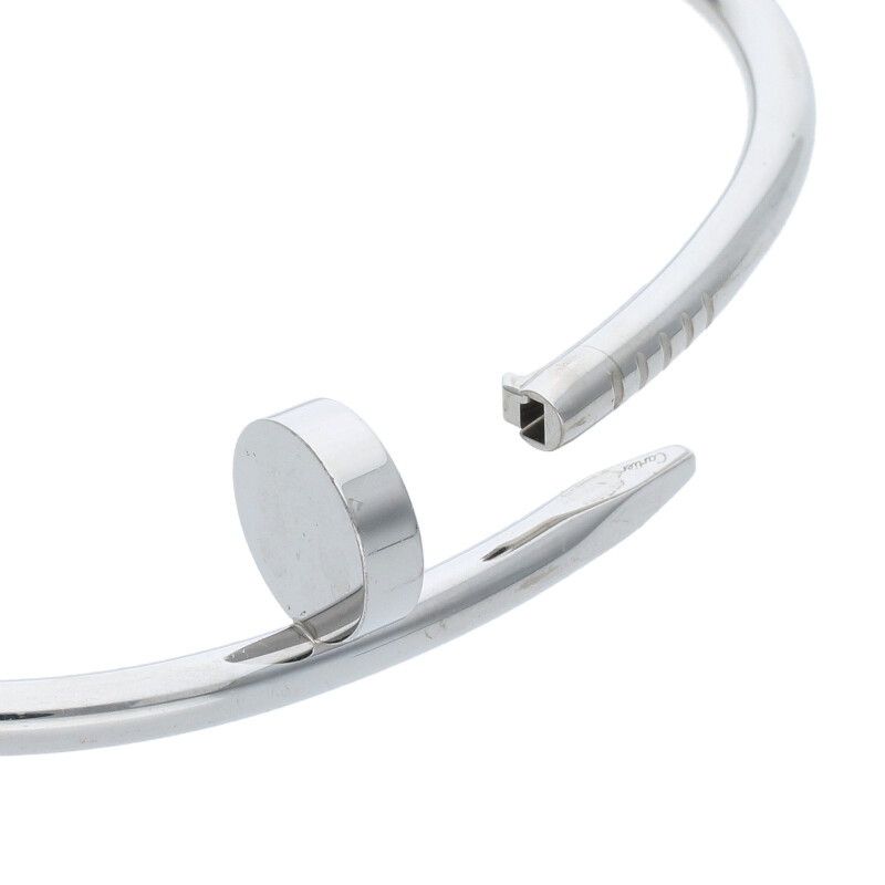 Cartier New Shape Juste UN CLOU Bracelet 18kwgbracelet Mens 18