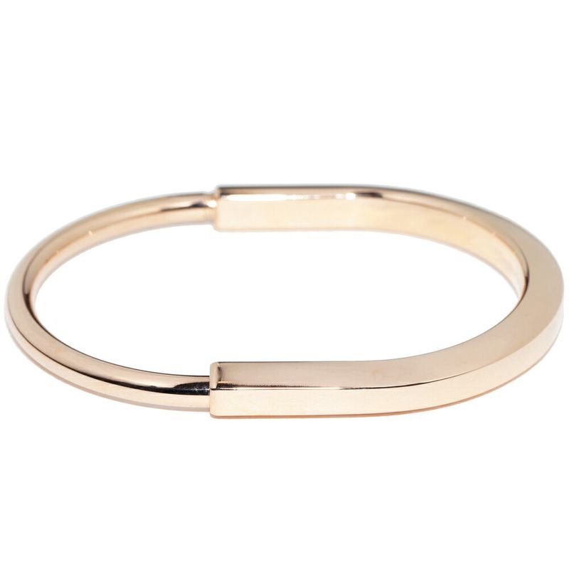 Tiffany & Co Bangle Bracelet 18K Pink Gold Rock Bangle Extra Large
