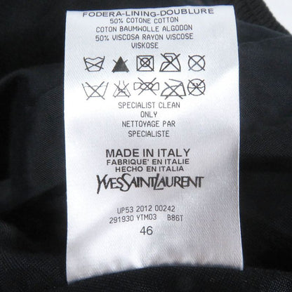 Yves Saint Laurent Yves Saint Laurent 291930 Cotton Patted Vest With Logo