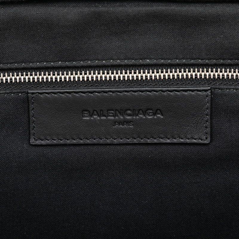 Balenciaga Logo Clutch Bag Second Bag Black Leather Women Balenciaga