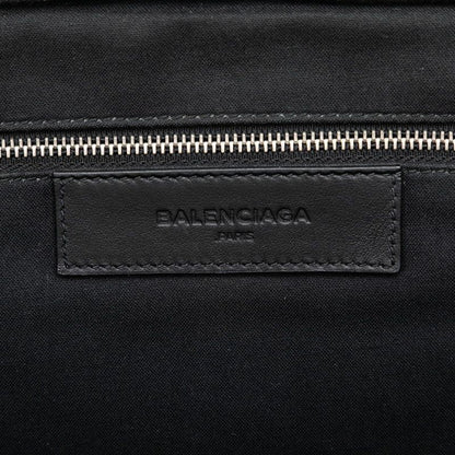Balenciaga Logo Clutch Bag Second Bag Black Leather Women Balenciaga