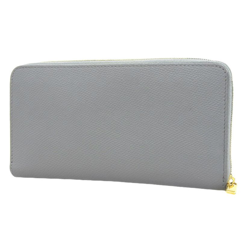 Celine Current Logo 12 Cards 2 Free Pockets Round Zipper Long Wallet Women