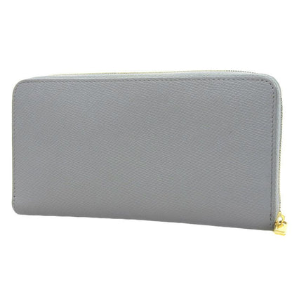 Celine Current Logo 12 Cards 2 Free Pockets Round Zipper Long Wallet Women