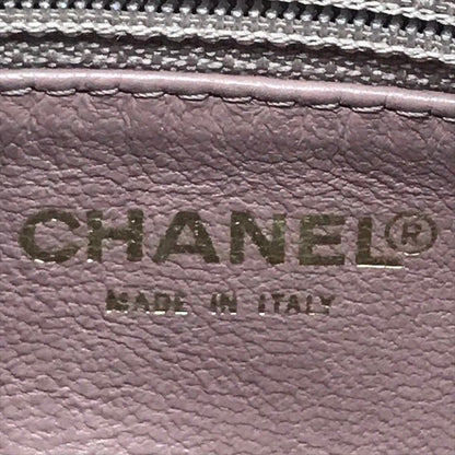 Chanel CC Logo Lambskin Diana Girl Chain Shoulder Bag Pink Beige