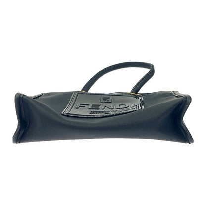 Fendi Enamel Mini Handbag Black 392005 Handbag