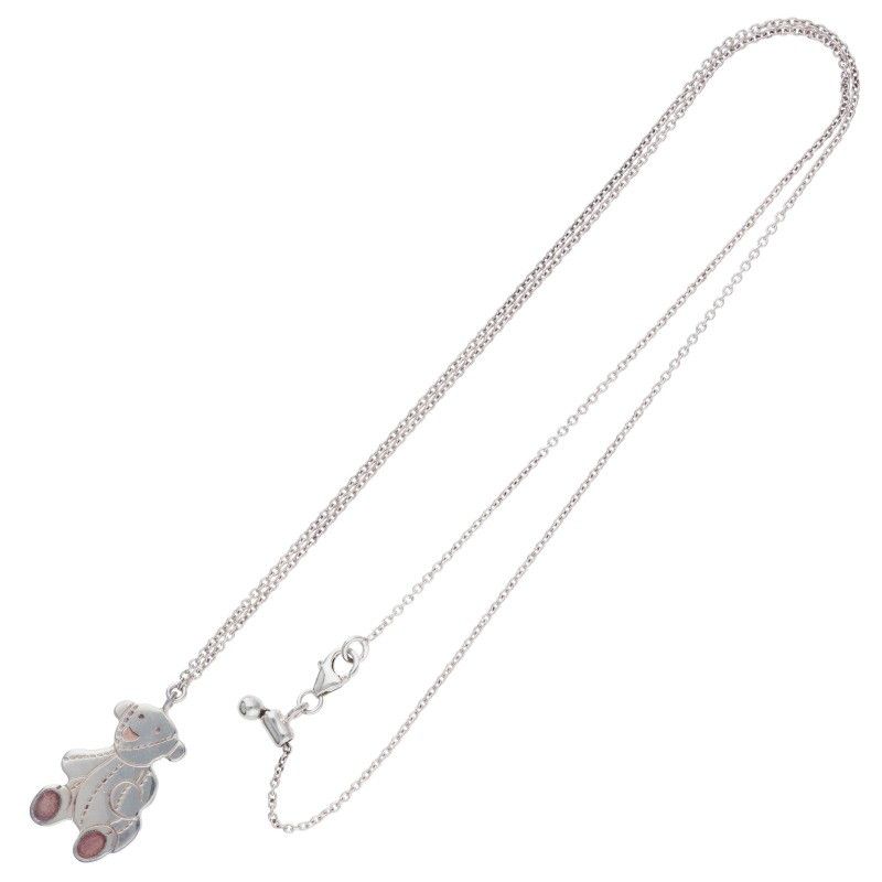 Gucci Silver Bear Necklace Men's