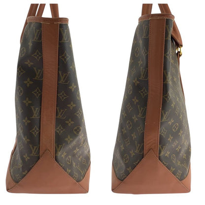 Louis Vuitton Monogram Sac Weekend GM Brown PVC M42420 Tote Bag Shoulder Bag