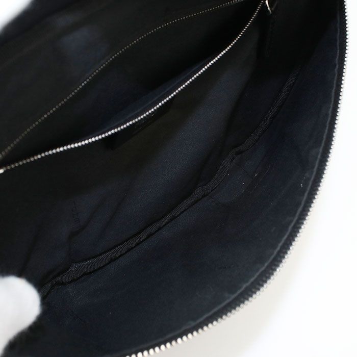 Fendi Belt Bag Diagonal 7va434 A9XS Body Bag PVC Leather Men