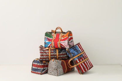 Louis Vuitton JAY AHR FLAG USA Paint Brushed Model Keepall : X0358