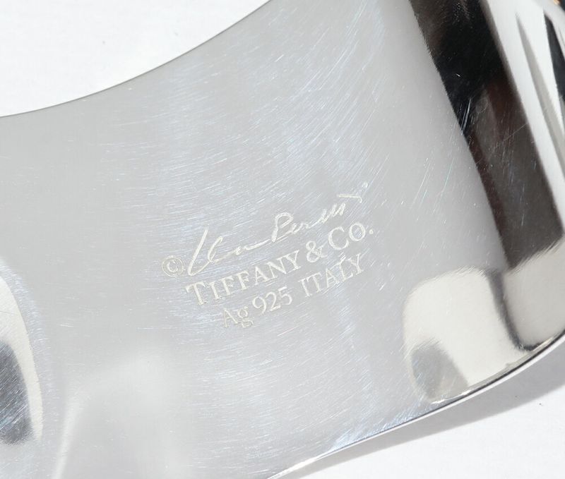 Tiffany & Co Bangle SV Elsa Peretti Small Bone Cuff Bangle Medium For Left Hand