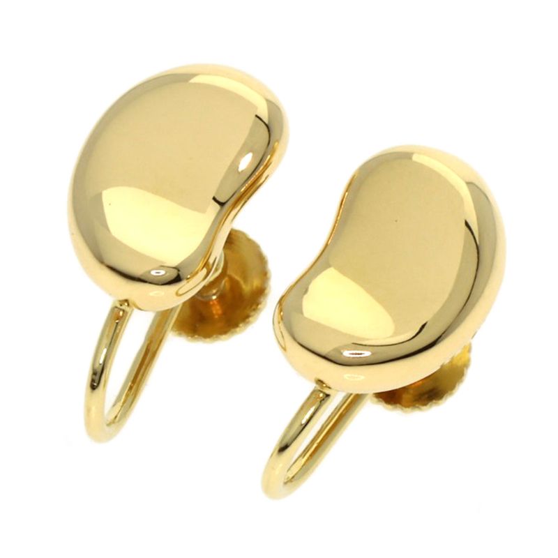 Tiffany & Co Tiffany & Co Bean Earrings 18K Yellow Gold Ladies