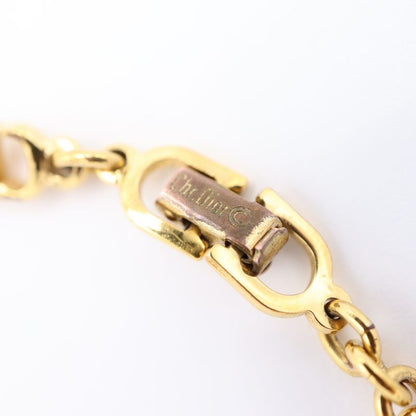 Christian DIOR Bracelet CD Logo Gold Color Accessories Women Eco286
