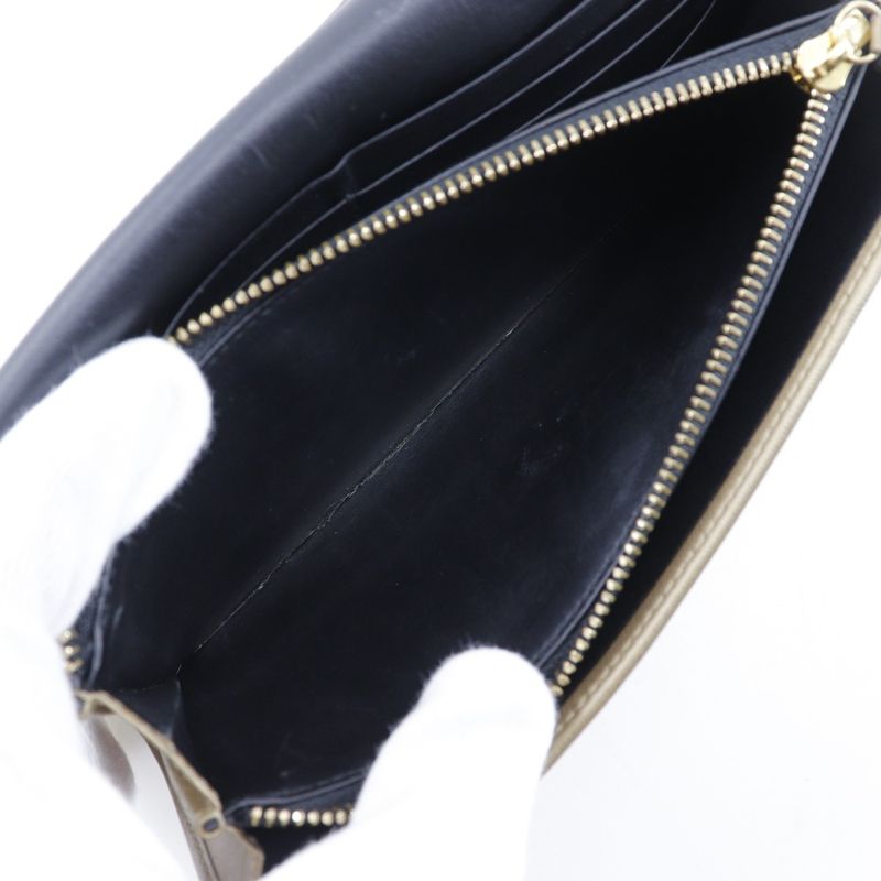 Loewe 182n81f13 Lambskin Beige Ladies Long Wallet