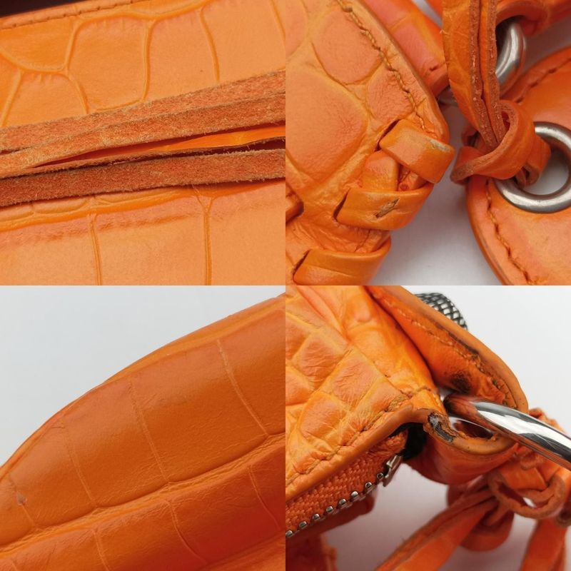 Balenciaga Lukagår Orange Lambskin 6713097512q535269