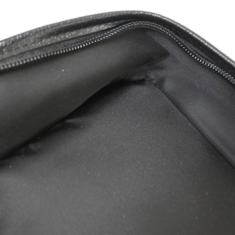 Gucci GG Travel Pouch Clothes Nylon Leather Black 33fa226