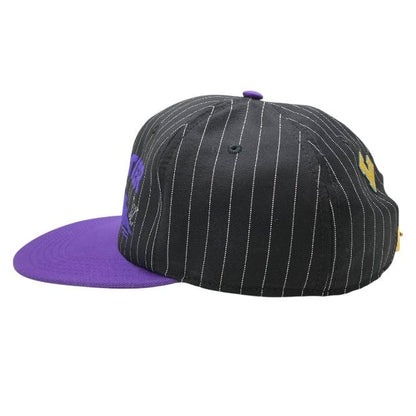 Louis Vuitton Nx2242 Crocomartier Cap Baseball Cap Cotton Purple Black Wool