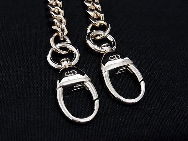 Christian Dior Leather Chain Bag Shoulder Strap Shoulder Crossbody