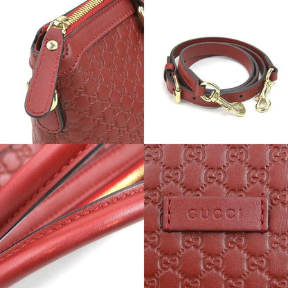 Gucci Shoulder Bag Handbag Micro Guccissima 449656