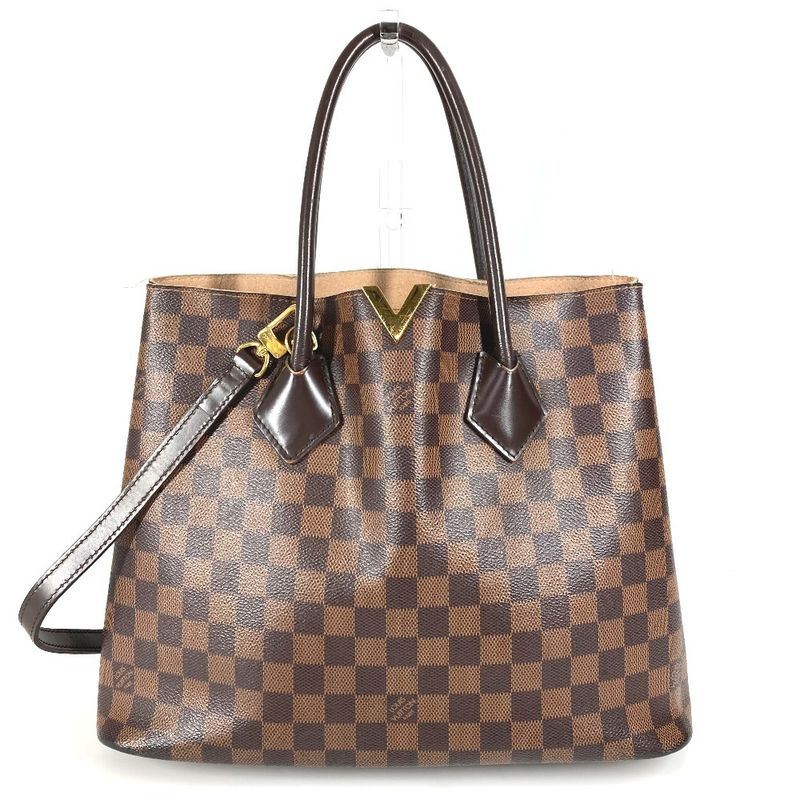 Louis Vuitton Shoulder Bag Kensington N41435 Damier Canvas Brown