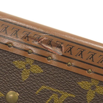 Louis Vuitton Trunk Bisten 55 Monogram Canvas Monogram Gold Hardware Brown