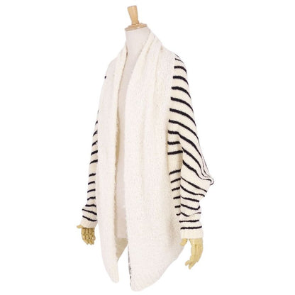 Loewe Cardigan Cordigan Buttonless Striped Wool
