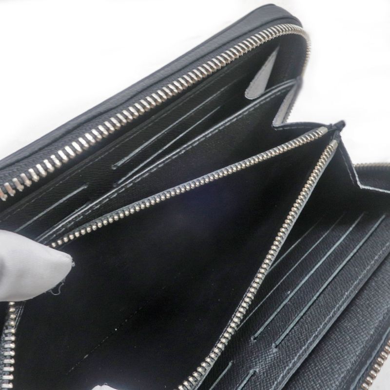Louis Vuitton Long Wallet Taiga Zippi-xl Noir Black M44275 RFID