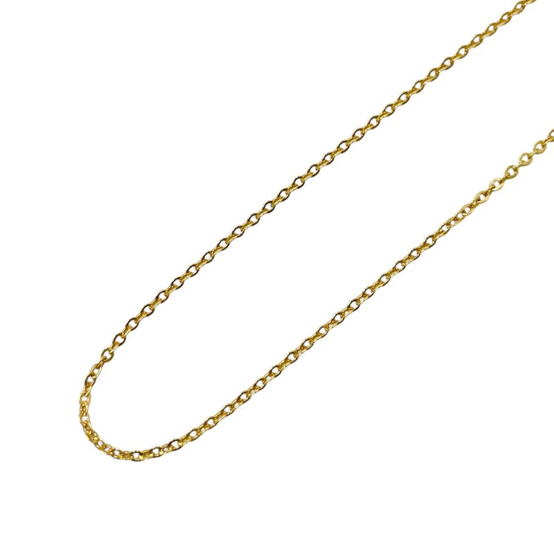 Christian DIOR Necklace Metal Plated Metal Plated Chain Gold