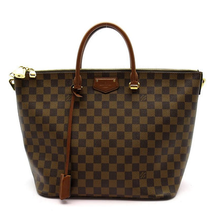 Louis Vuitton Belmont N63169 Damier Women's Tote Bag Brown Excellent Condition
