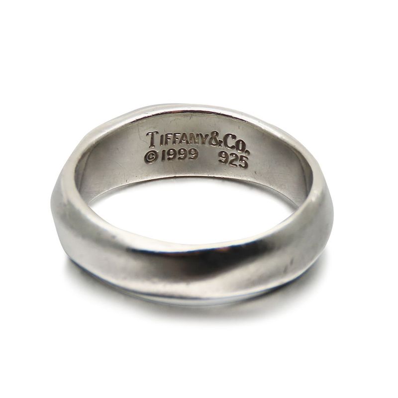 Tiffany & Co Ring / Ring Knife Edge 925 Silver Approx 4.5g Silver Approx #10