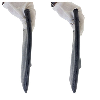 Louis Vuitton Taiga Pochette Apollo Black Silver Hardware Leather M30086 Clutch