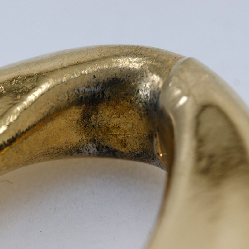 Chanel Chain Choker Vintage Gold Plated Ladies 156.0g Necklace