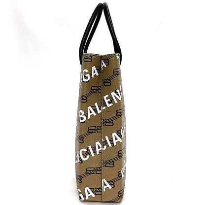 Balenciaga Shoulder Bag Shopping Phone Beige
