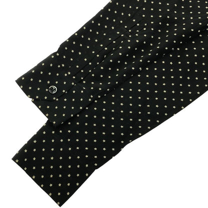 Saint Laurent Paris 15ss Star Silk Shirt 376916 Y729h Black 36