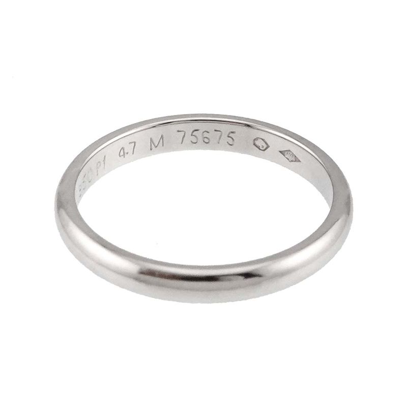 Cartier 1895 Classic #47 Ring Pt Width 25mm (010in) Platinum Ring Classic Ring