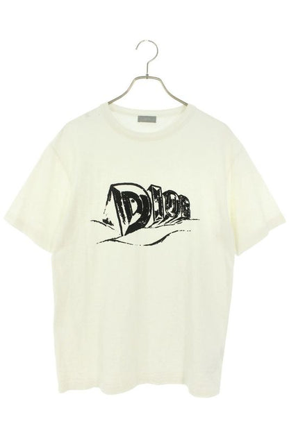 Dior 23AW 393j696a0849 Slub Cotton Jersey T-shirt Men's M