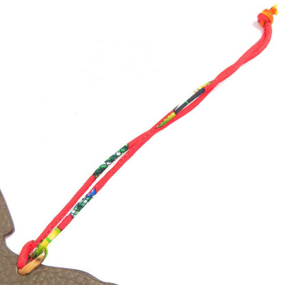 Hermes Petite Ash Elmy Horse Leather Bagcharm Brown Violet Made In Francewomen