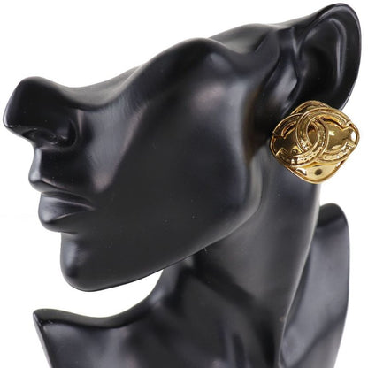 Chanel Coco Mark Vintage Gold Plated 94P Ladies 24.0g Earring