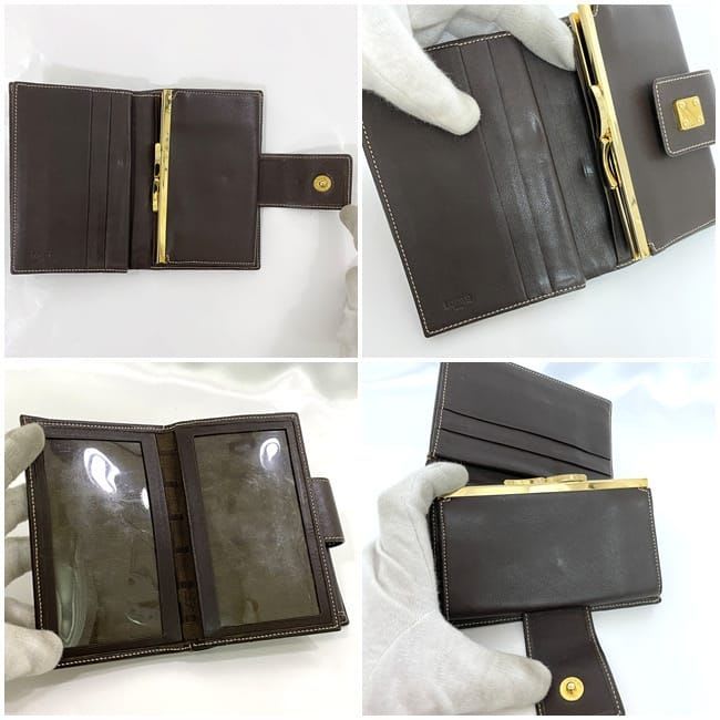 Loewe Fold Wallet Brown Beige