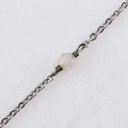 [dior] Christian Dior Star Motif Metal Silver Ladies 7.3g Necklace