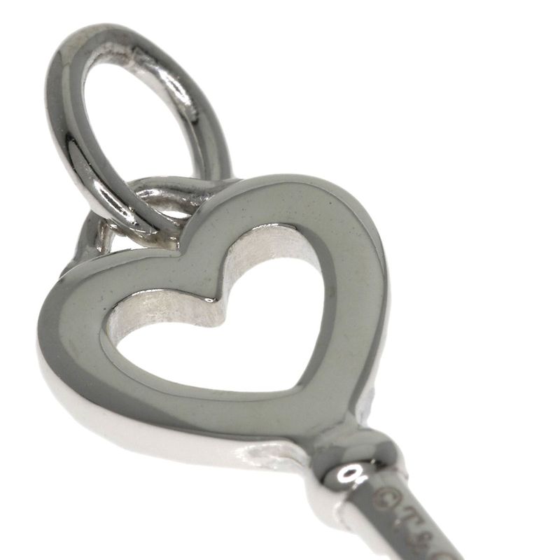 Tiffany & Co Heart Key Pendant Top SV Ladies