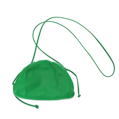 Bottega Veneta the Pouch Leather Mini Clutch Shoulder Bag Green