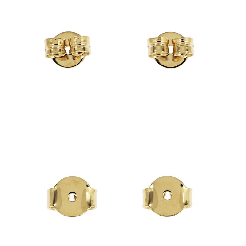 Celine Earrings Heart Logo Gold Color Pair Accessories Small Items