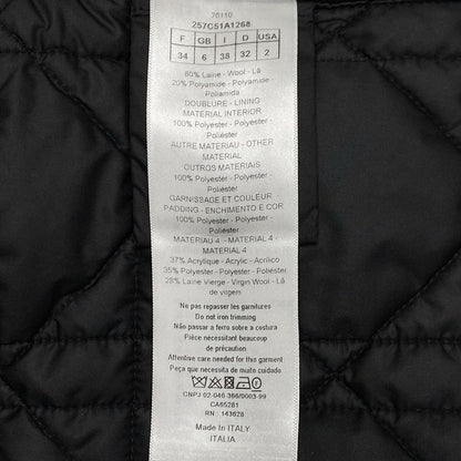 Dior/christian Dior Coat Size USA 2 Women - 257c51a1268 Black And White Wool