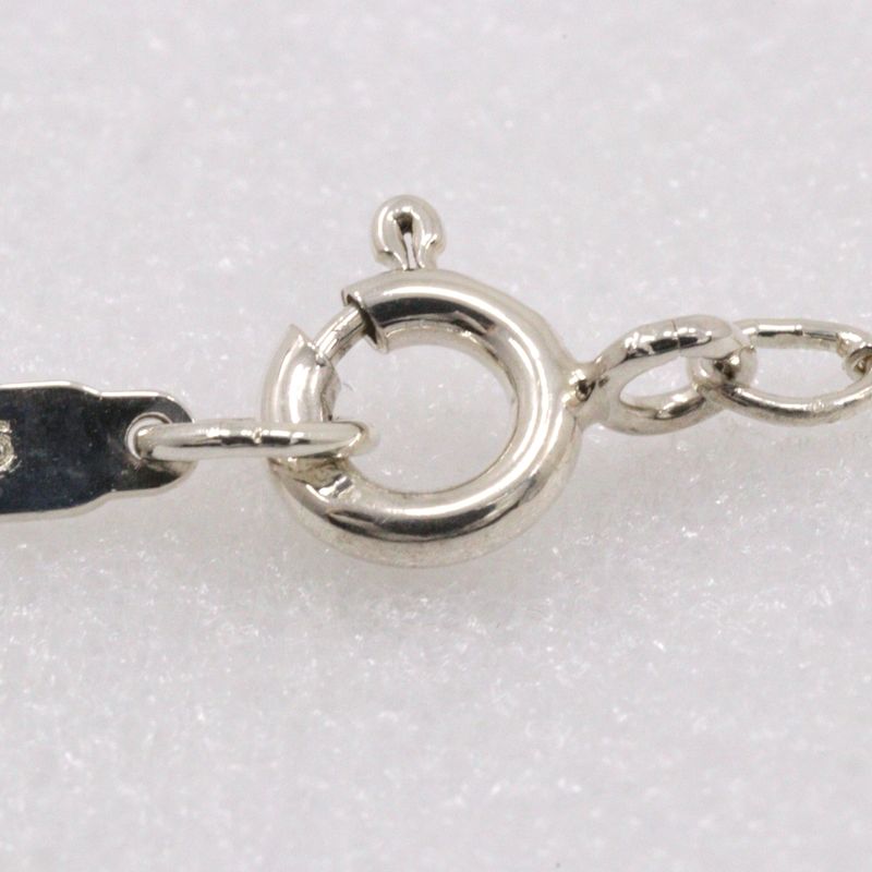 Tiffany & Co Ribbon Silver 925 Ladies 2.3g Necklace