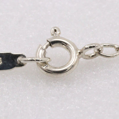 Tiffany & Co Ribbon Silver 925 Ladies 2.3g Necklace