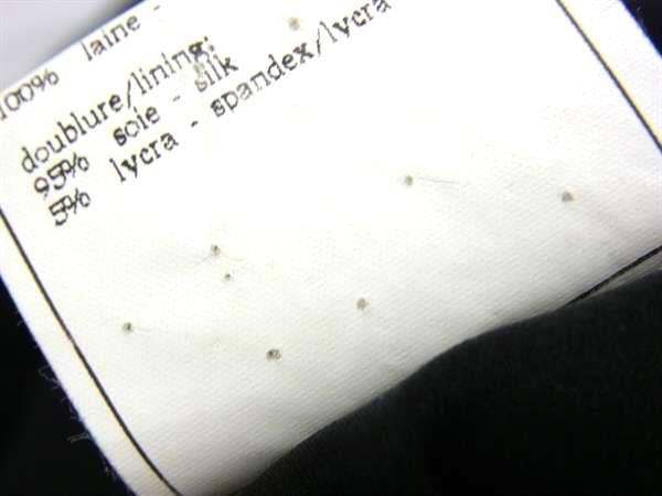 Chanel 96A P08091v04977 Coco Mark Wool Setup Jacket Skirt 42